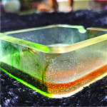 Stylish White Green Ashtray's (Unbreakable)