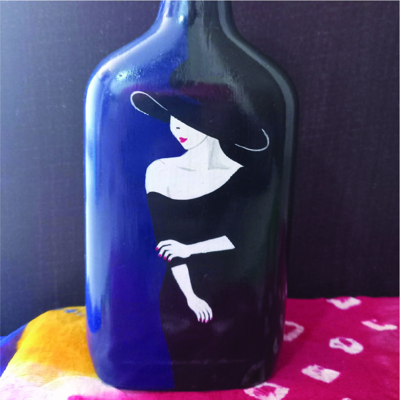 Bottle Paint art