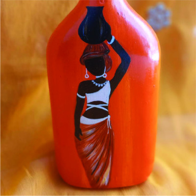 Bottle Paint art