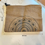 Eco-Friendly Jute Laptop Bag with Zipper Pocket | Lightweight & Durable