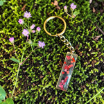 Handmade Alphabet I Resin Keychain