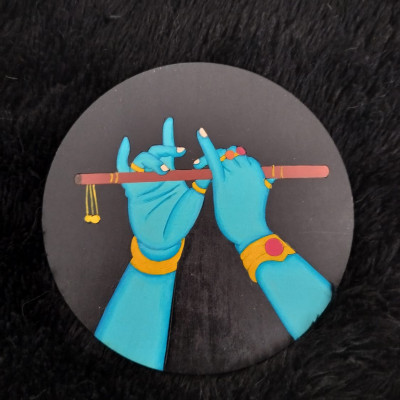 Krishna hands with Basuri