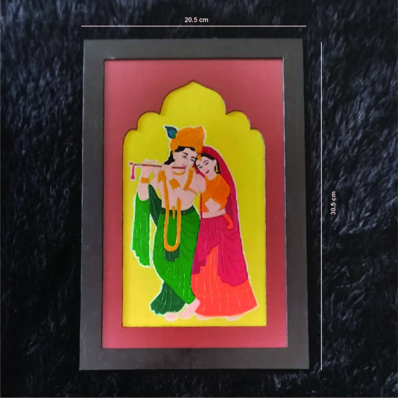 MDF Divine Radha Krishna Picture Frame