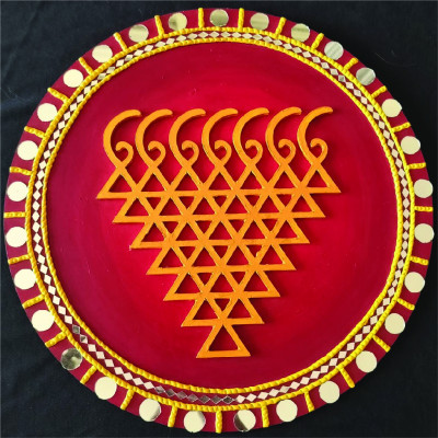 Wall Hanging “Maa Saraswati Yantra”